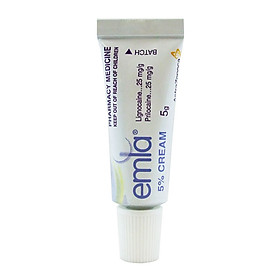 Gel bôi Emla Thụy Điển 5 % - tinh chất kéo dài thời gian - 5g