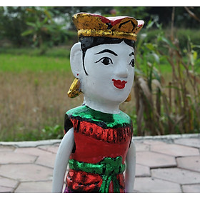 Mua Rối nước dân gian  tinh hoa Việt đi đánh bắt cá  chú Tễu  cô tiên mô phỏng đời sống người Việt xưa size lớn hàng đẹp