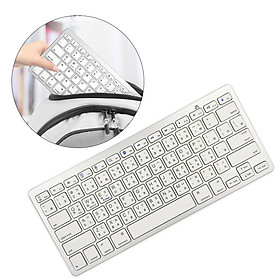 Ultra Thin Bluetooth Keyboard 78 Keys Wireless  Keyboard for IOS / Android / Windows 285x 120x18mm