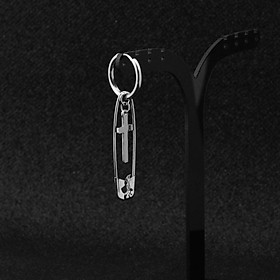 Bông tai chữ thập kim băng khuyên tai nam cá tính