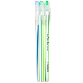 Bộ 3 Vỉ 3 Bút Bi TL 093 Nhiều Màu