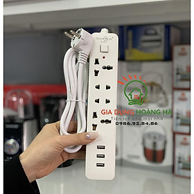 Ổ cắm điện thông minh tích hợp cổng USB 2A sạc nhanh siêu tiện lợi, phù hợp mọi loại phích cắm
