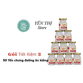 Yến Thị-Gói 50 hũ tiết kiệm-30% yến, hũ 70ml