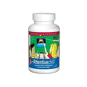 Source Naturals Attentive Child, Enhances Mental Concetration,60 Wafers