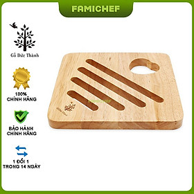 Mua Rế lót nồi vuông lỗ hình trái tim Gỗ Đức Thành 09201