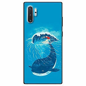 Ốp lưng dành cho Samsung Note 10 Plus mẫu Ván Cá Voi
