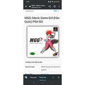 Mua Game ps1 mgg