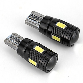 2pcs/4pcs/10pcs T10 LED Headlight Kit 6000K Low Beam White Lens Fog Marker Light - Black Items per