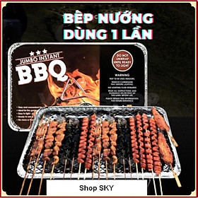 Lò nướng Than BBQ dã ngoại ngoài trời tiện lợi (DÙNG 1 LẦN)️Hanrui Offical️