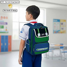 Balo học sinh bé trai TNBags Smart Green TN.B 3111 – balo chống gù thế hệ trẻ!