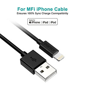 Mua Cáp sạc USB sang lighning chuẩn MFI cho iphone  ipad CHOETECH IP0027 1.8m - Hàng Chính Hãng