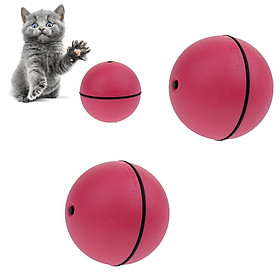 Pack of 2pcs Cat Dog Automatic Funny Rolling Ball Interactive Toy