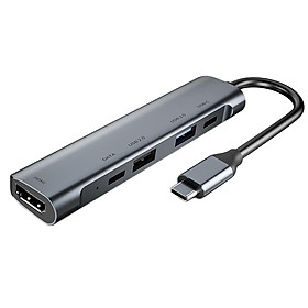 USB Type C Hub 4K HDMI USB 3.0 5 In 1 Adapter Cable Expansion For MacBook