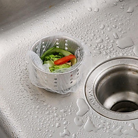 Mua 100 Túi Lọc Rác Bồn Rửa Bát Thiết Kế Kiểu Lưới Siêu Dai Đầu Túi Có Chun Co Giãn Chống Tắc Nghẽn Ống ( Túi Gồm 100 Chiếc)