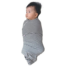 Khăn ủ kén cho bé sơ sinh - Quấn Chũn - Mã QC01– Vải Cotton Co Giãn 4 Chiều – Giúp Bé Ngủ Ngon (Tặng Tất Vớ Màu Ngẫu Nhiên)