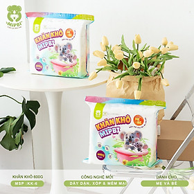 Combo 5 bịch khăn khô đa năng Mipbi 600g