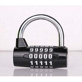 Ổ Khóa 5 Số Sơn Tĩnh Điện Chống Rỉ Cực An Toàn (giao màu ngẫu nhiên)