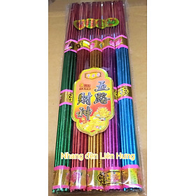 Mua 1 thẻ nhang 5 màu cúng Thần Tài 39cm