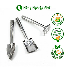 Hình ảnh Bộ 3 dụng cụ làm vườn Inox