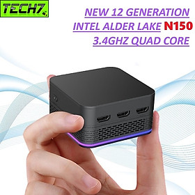 Máy Tính Siêu Nhỏ Ultra Mini T9 PLUS - Intel thế hệ 12 Twin Lake N150 - Hỗ Trợ Xuất Hình 4K 60hz hàng nhập khẩu - Ram 16GB + SSD 512GB