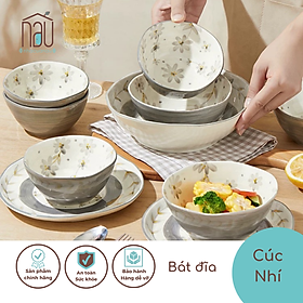 Mua Bộ Chén đĩa bát Sứ hoa Cúc Nhí thiết kế nhẹ nhàng sang trọng  sắm về nhà mới  quà Tân Gia - Nhà của Nâu