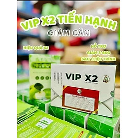 Giảm Can Vip X2 Mẫu Mới Giúp Hỗ Trợ Kiểm Soát Cân nặng  - Tặng Kèm Detox