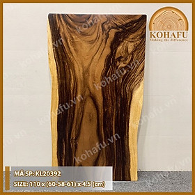 Mua Mặt Bàn Dài 1.2m Gỗ Me Tây Nguyên Tấm Tự Nhiên KOHAFU
