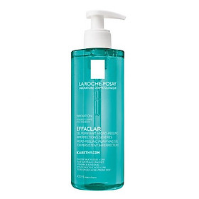 Gel Rửa Mặt La Roche-Posay Hỗ Trợ Giảm Mụn Cho Mặt & Toàn Thân 400ml Effaclar Micro-Peeling Purifying Gel