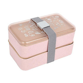 Bento Box Food Storage Hộp đựng dụng cụ nhà bếp Lớp ăn trưa hình chữ nhật (thế kỷ 18) 1110 cm), 1 miếng