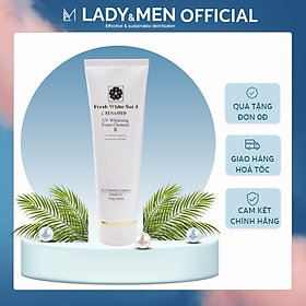 Sữa rửa mặt Tenamyd Fresh White Sand UV Whitening Foam Cleanser II 120g trắng da- Hàng chính hãng - Lady & Men Viet Nam