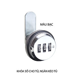 Mua Khóa số KS9503 cho ngăn kéo bàn  tủ loại dài 30mm với 3 mã số có thể thay đổi được  bằng hợp kim