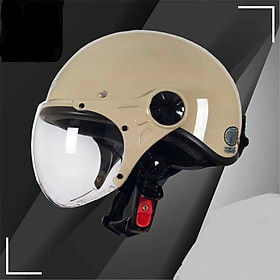 Mũ bảo hiểm nam nữ nửa đầu Sunda 136 cao cấp nhiều màu