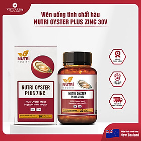 Viên Uống Tinh Chất Hàu New Zealand NUTRI OYSTER PLUS ZINC 30 Viên