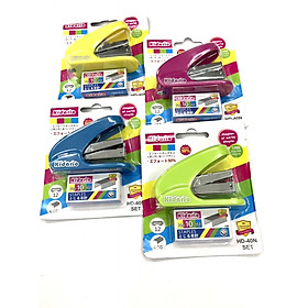 Bấm Kim Kidario Số 10 HD-40N SET (12 Tờ)-Giao Màu Ngẫu Nhiên