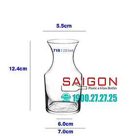 Mua Bình Thủy Tinh Cắm Hoa Để Bàn Cao 9.8cm   12.5cm | Tùy Chọn Chiều Cao