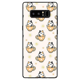 Ốp lưng dành cho Samsung Note 8 - Note 9 - Note 10 - Note 10 Plus mẫu Mèo Ly Tình Yêu