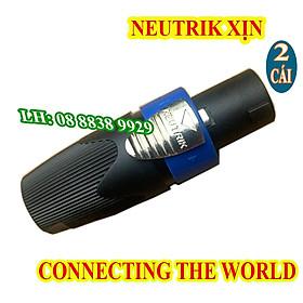 2 JACK LOA SPEAKON NEUTRIK NL4FX CHUÔI CẮM LOA SỰ KIỆN HÀNG NHẬP KHẨU - GIÁ 2 CHIẾC