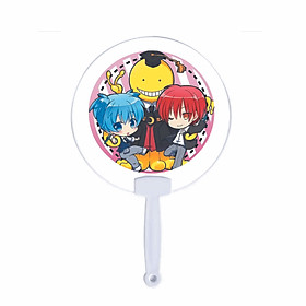 Quạt tròn cán nhựa IN HÌNH Assassination Classroom - Lớp Học Ám Sát anime