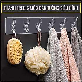 Mua Thanh treo đồ dán tường 6 móc