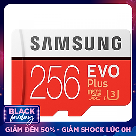 Thẻ Nhớ Micro SDXC Samsung Evo Plus 256GB Class 10 (Kèm Adapter) - Hàng Nhập Khẩu