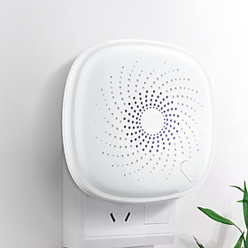2-in-1 Plug-in Mini Ionizer Air Purifier Ozone Generator Deodorizer Portable Air Cleaner Odor Eliminator for Rooms Smoke