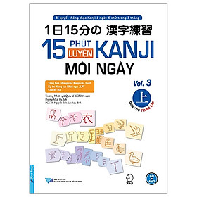 [Download Sách] 15 Phút Luyện Kanji Mỗi Ngày - Vol 3