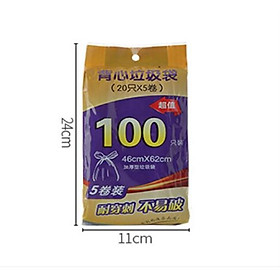 Mua 100 Túi đựng rác gia đình  văn phòng tiện lợi cỡ trung