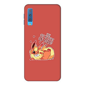 Ốp Lưng Dành Cho Điện Thoại Samsung Galaxy A7 2018 Pikachu Mẫu 3