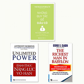Combo 3 cuốn: Người Giàu Có Nhất Thành Babylon, Đánh Thức Năng Lực Vô Hạn, Những Nguyên Tắc Để Giàu Có