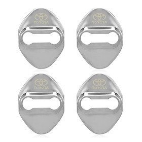 Door Lock Covers Decoration Protections Stainless Steel Cover Case For Toyota