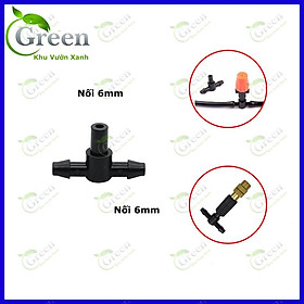 Combo 10/20 T Nối Béc 6mm (ống 4/7) Cho Hệ Thống Tưới Phun Sương, Phun Mưa