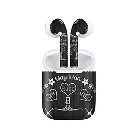 Mua Miếng dán skin chống bẩn cho tai nghe AirPods in hình có phải ai cũng may mắn mở được điện thoại đâu - fun009 (bản không dây 1 và 2)