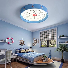 Đèn trần phòng trẻ em,đen trần hình Doraemon xanh DT DDT
