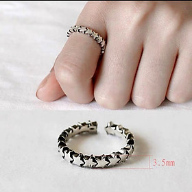 Nhẫn bạc thái | nhẫn bạc thái hình sao cho nữ n1740 - bảo ngọc jewelry